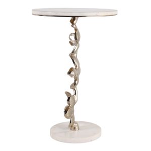 ETHANLAKE WHITE TABLE 22 (IN) 4