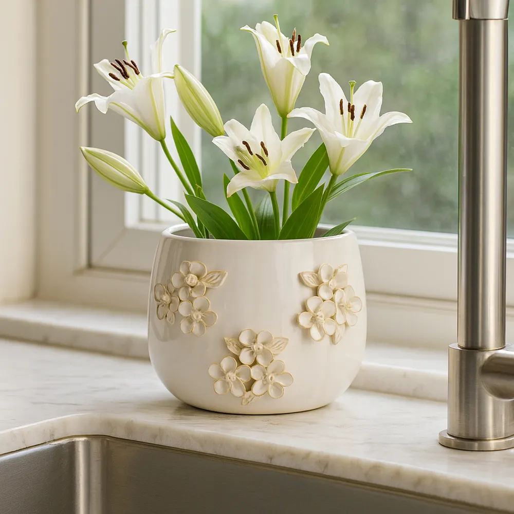 TRENTONVALE IVORY PLANTER 7 (IN)