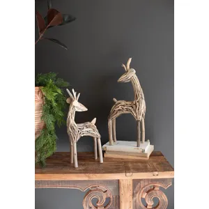 Set of 2 Driftwood Reindeer 3