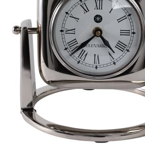 HARPERWICK SILVER CLOCK 9 (IN) 6