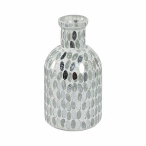 CEDARSHAW WHITE GLASS VASE 8 (IN) 5