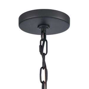 Leo 22'' Wide 4-Light Pendant - Matte Black 5