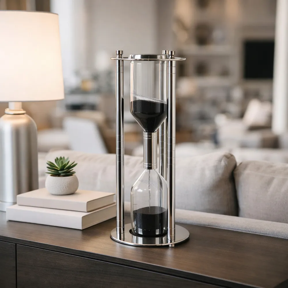 ELMWORTH SILVER HOURGLASS 18 (IN)