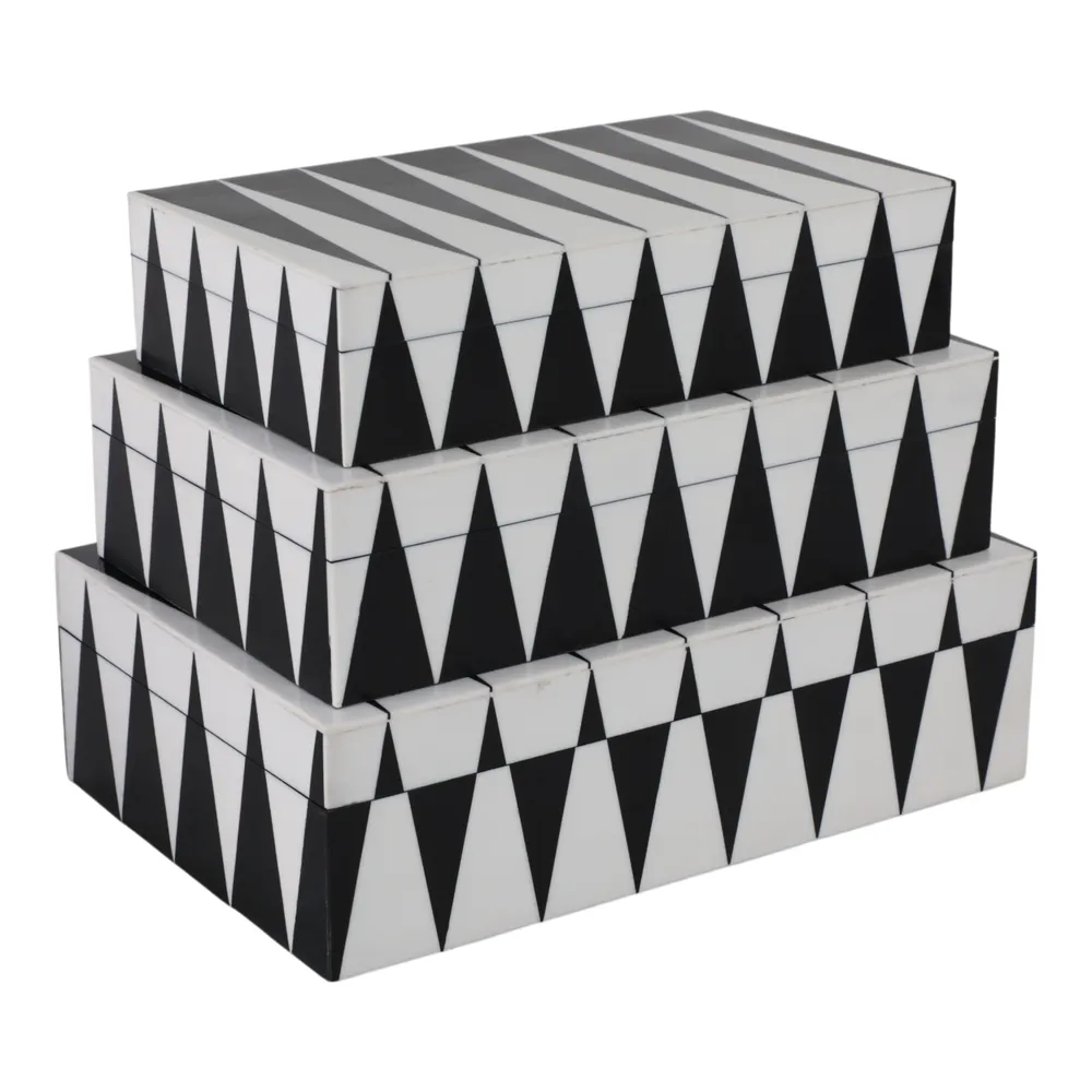 WALT SET OF 3 BLACK BOXES 4 (IN)