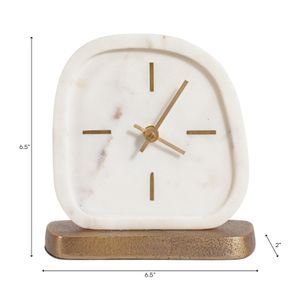 RUBYWIND WHITE CLOCK 7 (IN) 9
