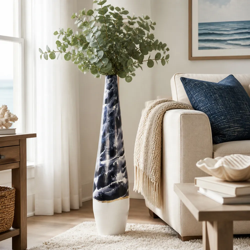 DURBANSIDE BLUE VASE 35 (IN)