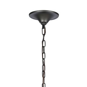 Madeline 45'' Wide 10-Light Chandelier - Dark Gray 5