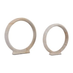 VERNONGROVE SET OF 2 BROWN DECOR 12 (IN) 5