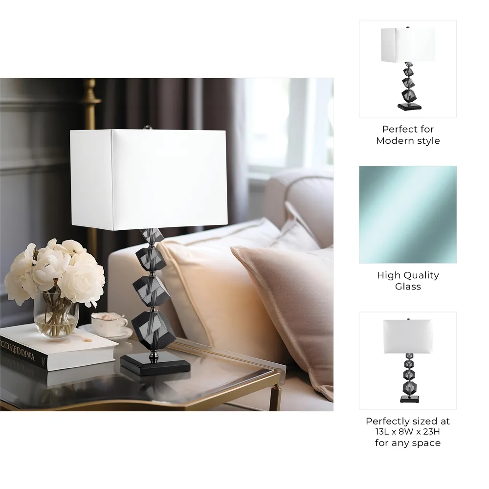 LONDONLEY BLACK LAMP 23 (IN)