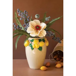 Ceramic Lemons Urn 1