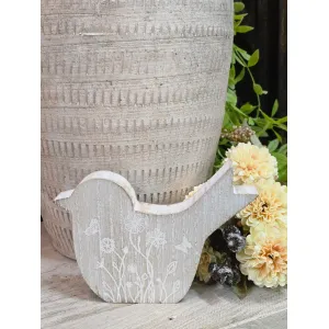 Whitewashed Bird 6in 2