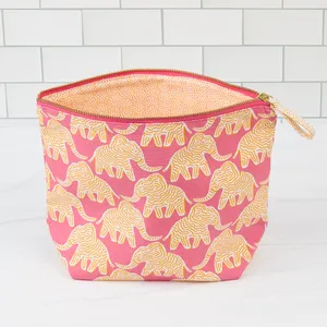 Elephant Essential Canvas Pouch Set of 2 5