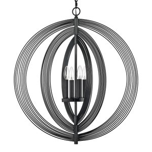 Orme 27'' Wide 4-Light Chandelier - Black 4