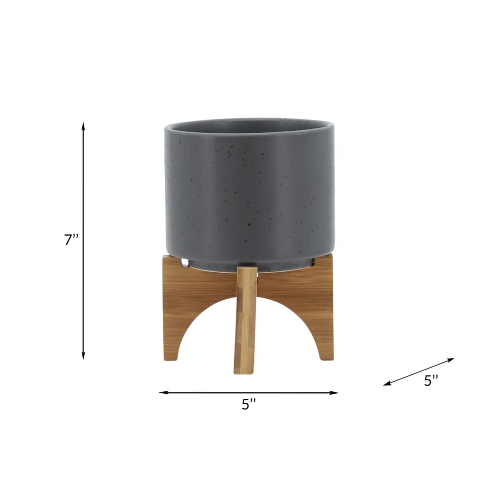 NORMAHAVEN GRAY PLANTER 7 (IN)
