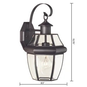 Heritage 15.75'' High 1-Light Outdoor Sconce - Painted Bronze 2