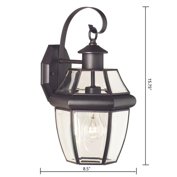 Heritage 15.75'' High 1-Light Outdoor Sconce - Painted Bronze