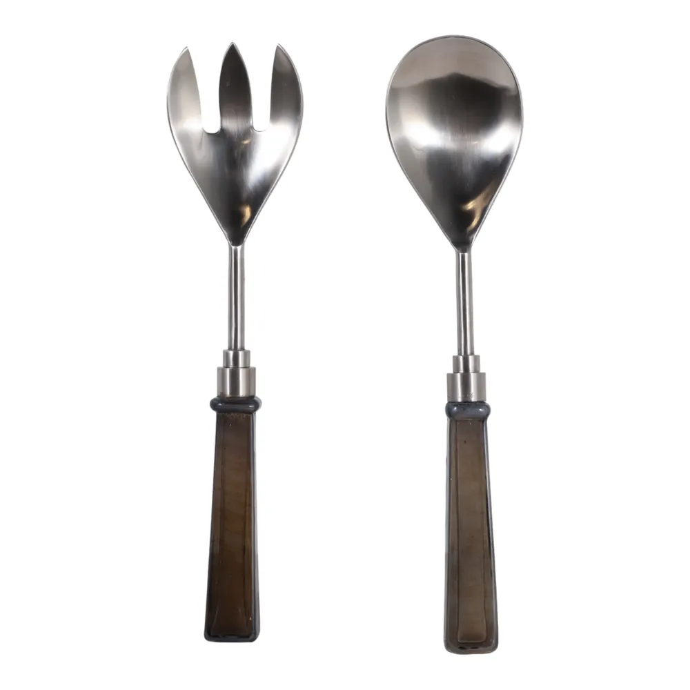 GRAYSONSTONE SET OF 2 SILVER SERVEWARE 1 (IN)