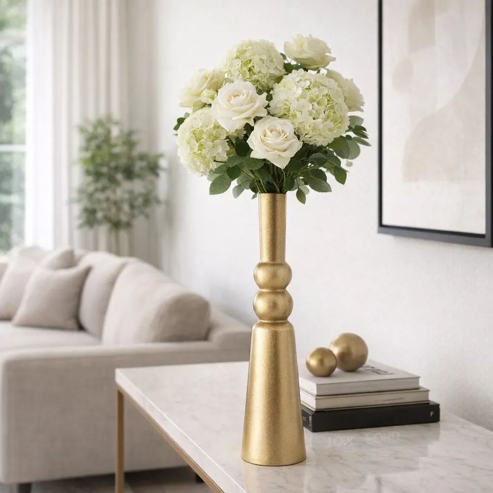 HARTHOLM GOLD VASE 22 (IN)