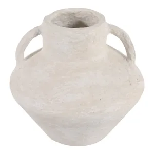 FERRIS WHITE VASE 9 (IN) 6