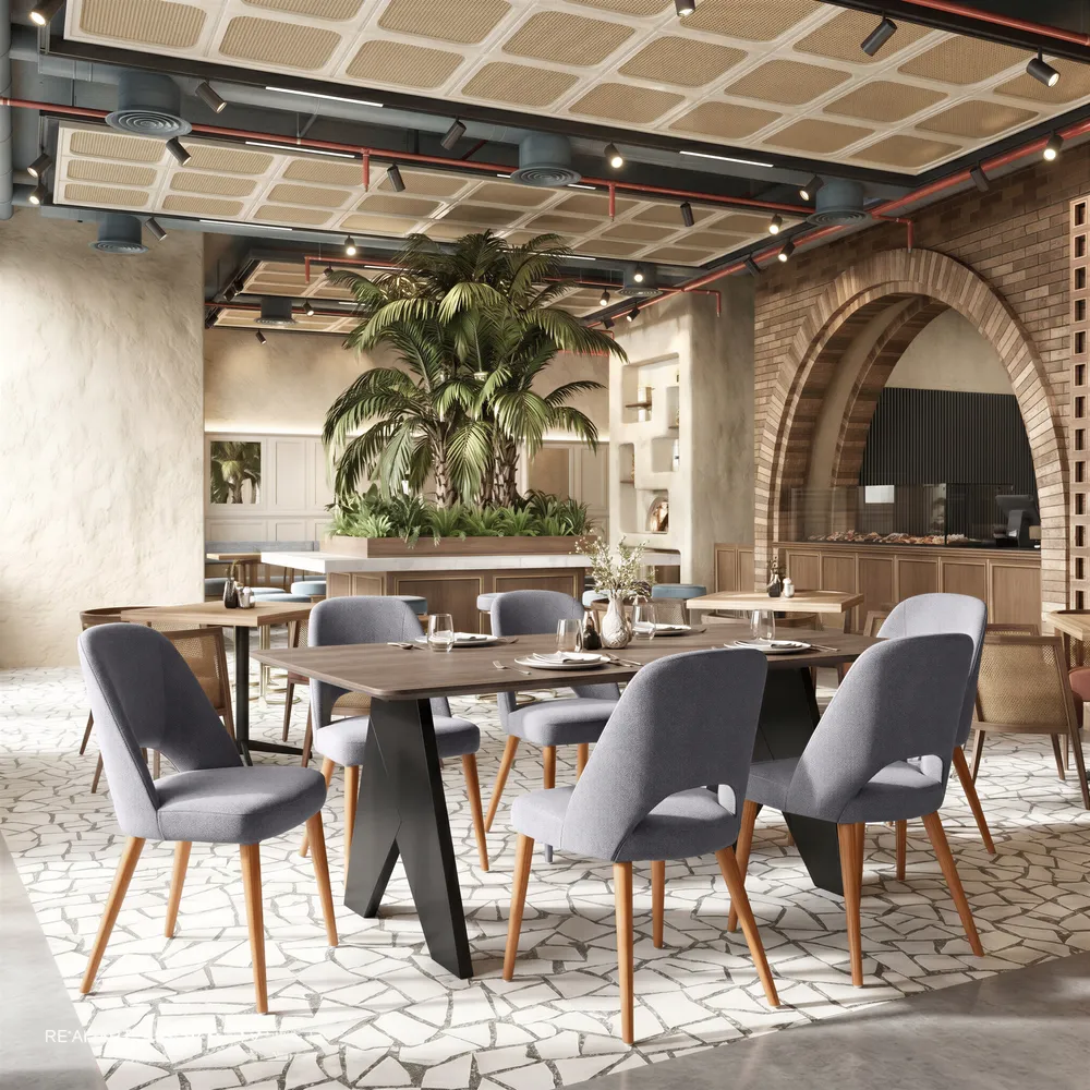 Leith Dining Chair Gray