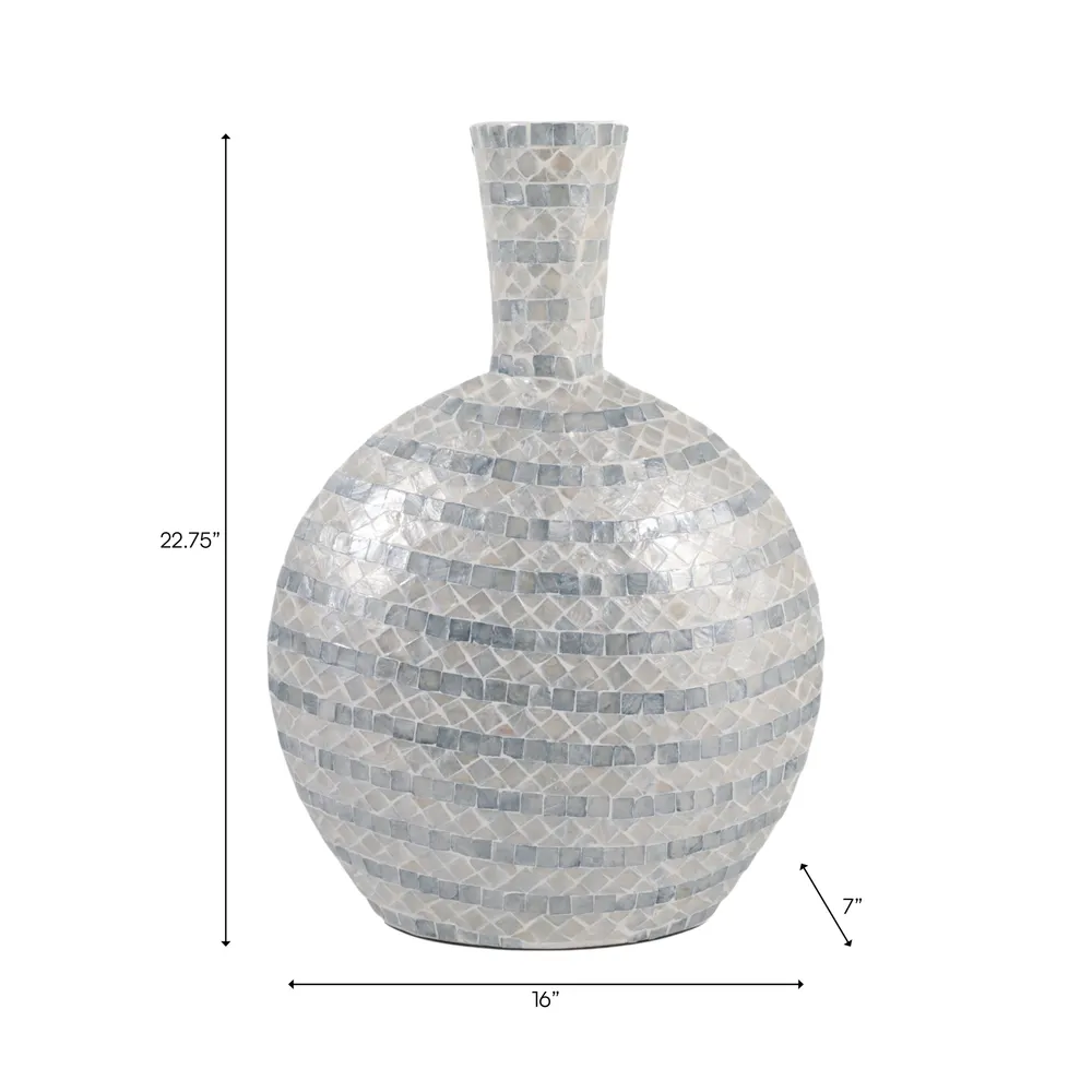 EWINGGATE BLUE VASE 23 (IN)