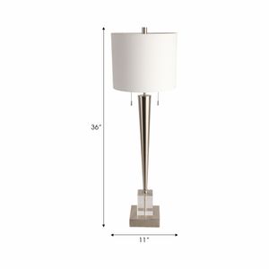 DUNBARWAY SILVER LAMP 36 (IN) 8