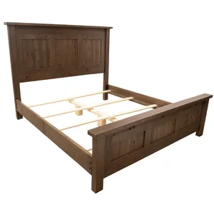 Heritage Oak Haven Cal King Bed with Low Profile Footboard 3