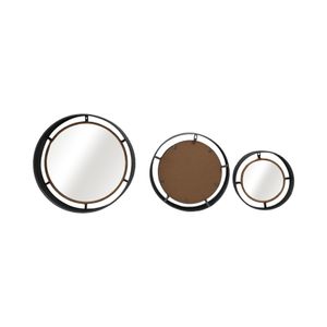 JENSENCREST SET OF 3 GOLD MIRRORS 4 (IN) 7