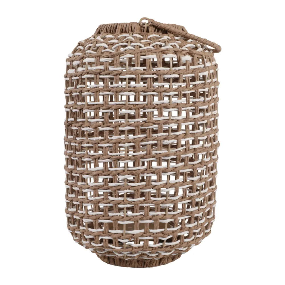 LARKSIDE BROWN LANTERN 17 (IN)