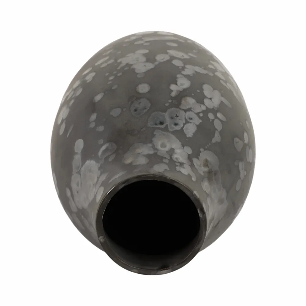 BURGESSLEY BLACK VASE 14 (IN)