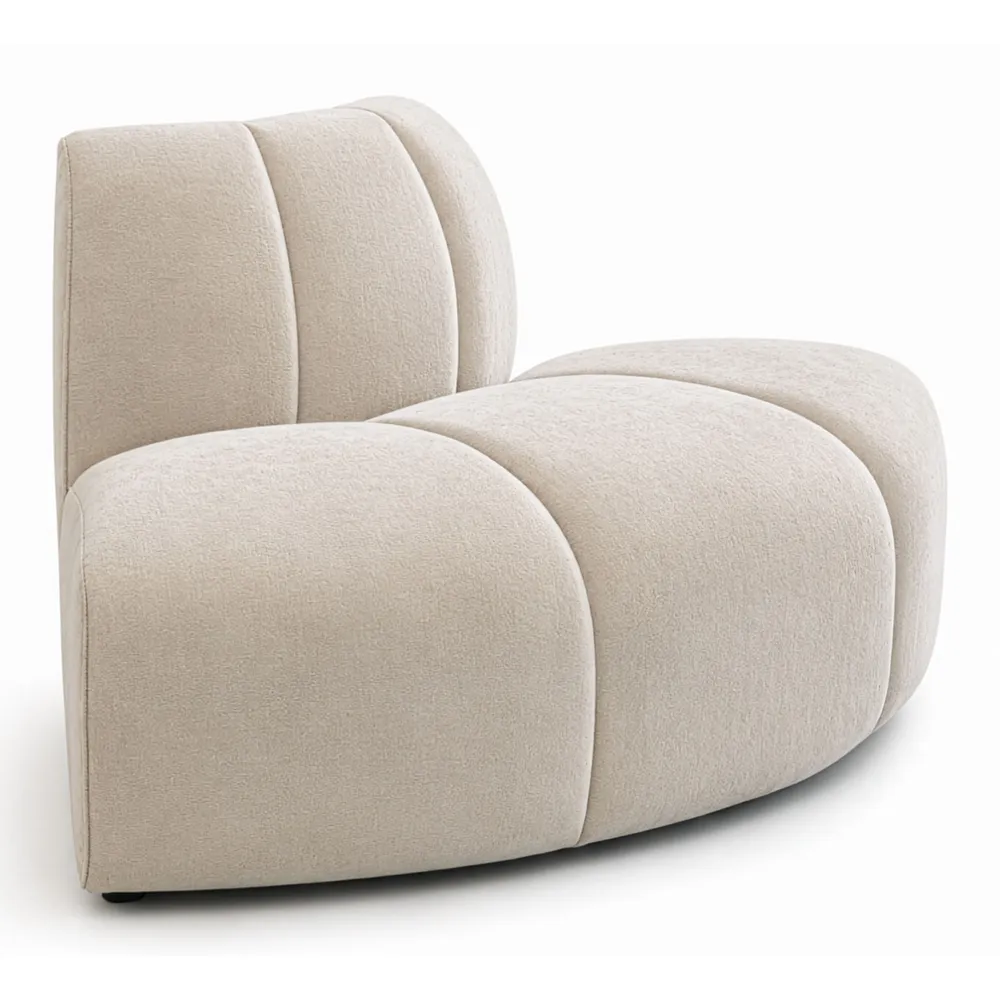 Caspian Convex Sectional Wedge Beige