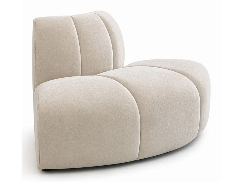 Caspian Convex Sectional Wedge Beige 1