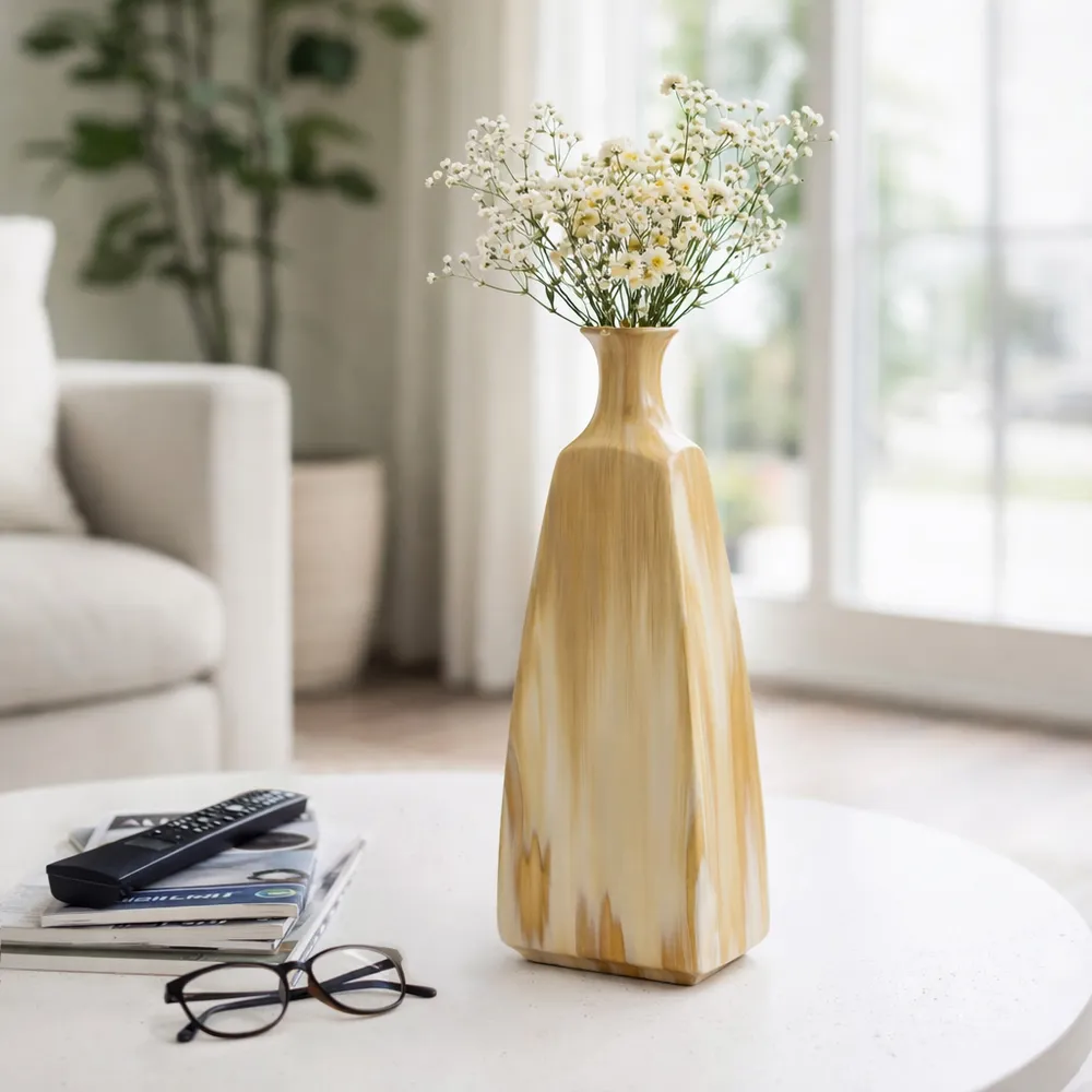 FLORAWELL TAN VASE 16 (IN)