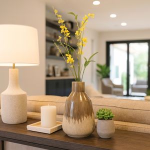 SAGEWELL BROWN VASE 12 (IN) 12