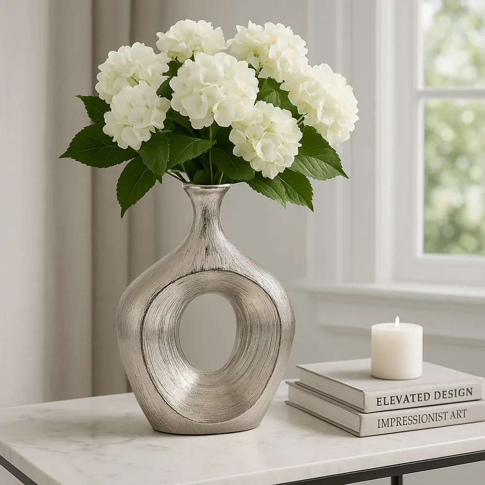 HARDENCLIFF SILVER VASE 13 (IN)