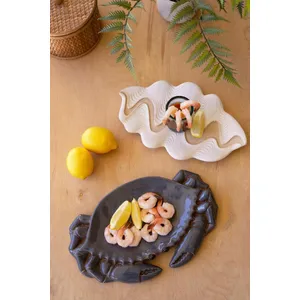 Ceramic Clam Platter 2