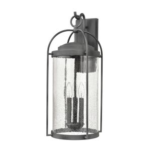 Catalonia 24'' High 3-Light Outdoor Sconce - Distressed Zinc 3