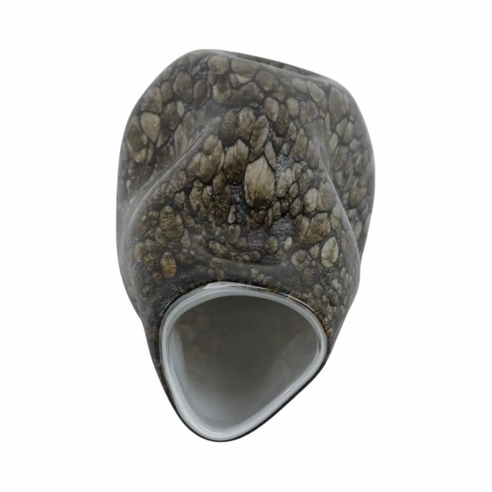 COLEGATE BROWN GLASS VASE 15 (IN)