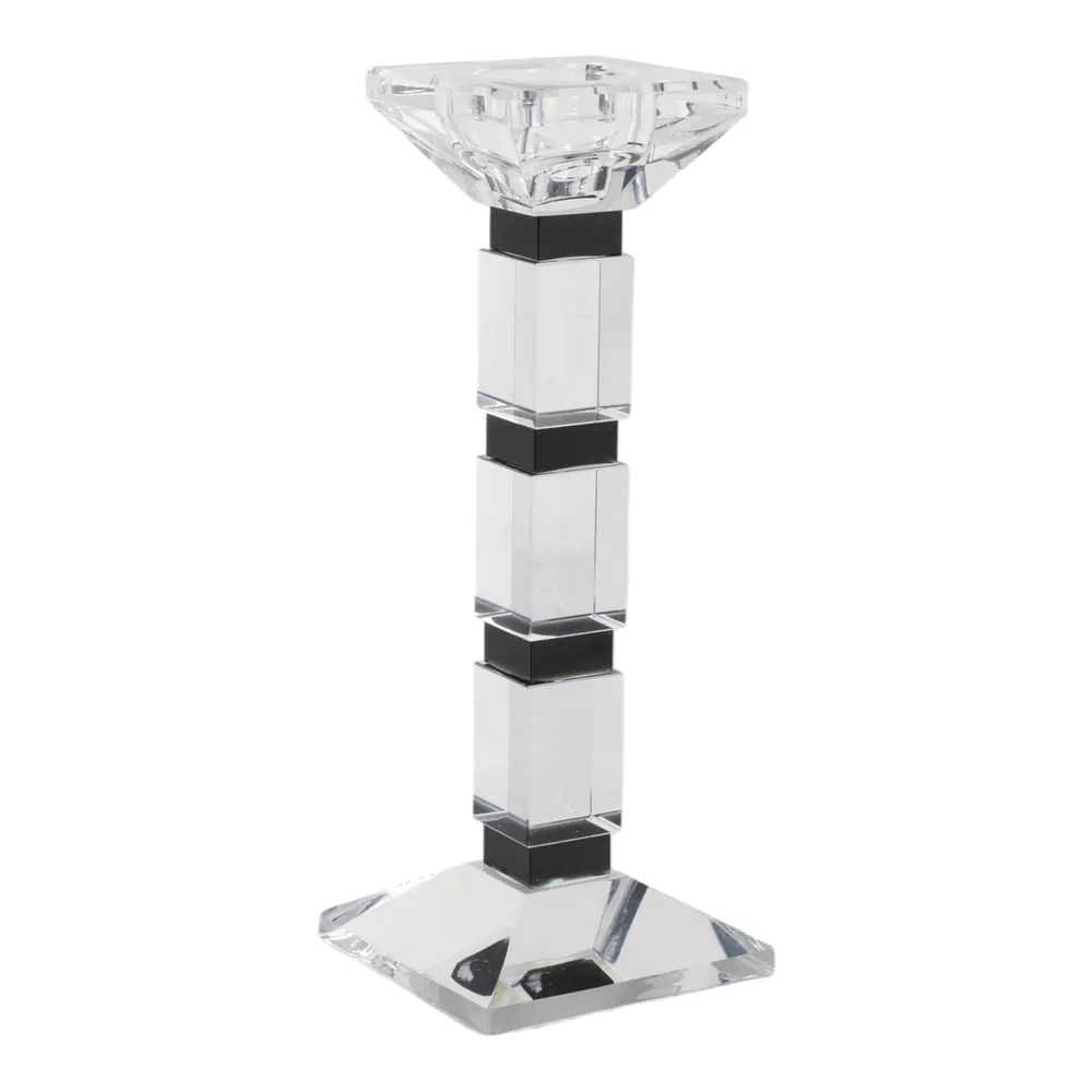 DALEYBROOK CLEAR CANDLE HOLDER 10 (IN)