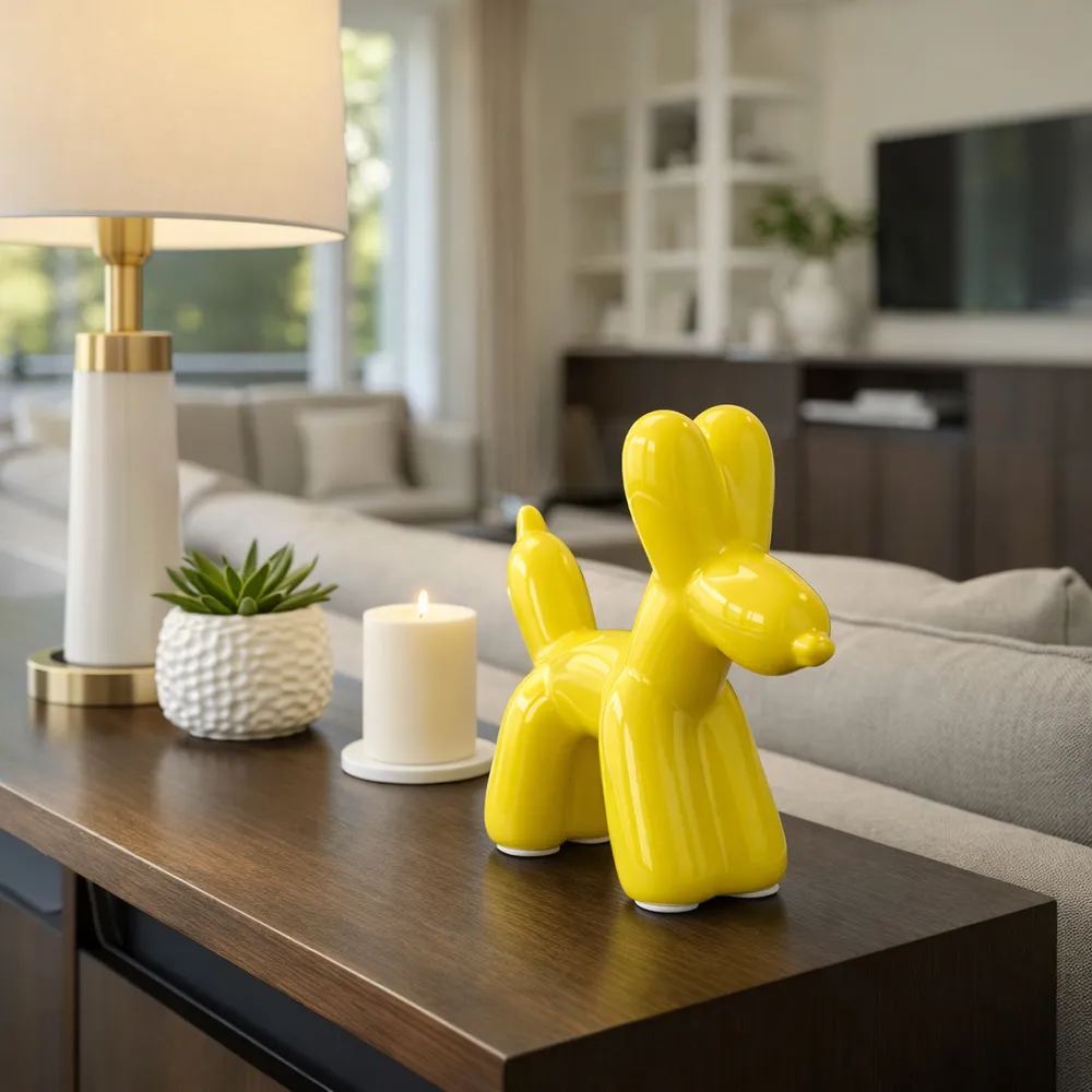 OLIVERGROVE YELLOW DECOR 7 (IN)