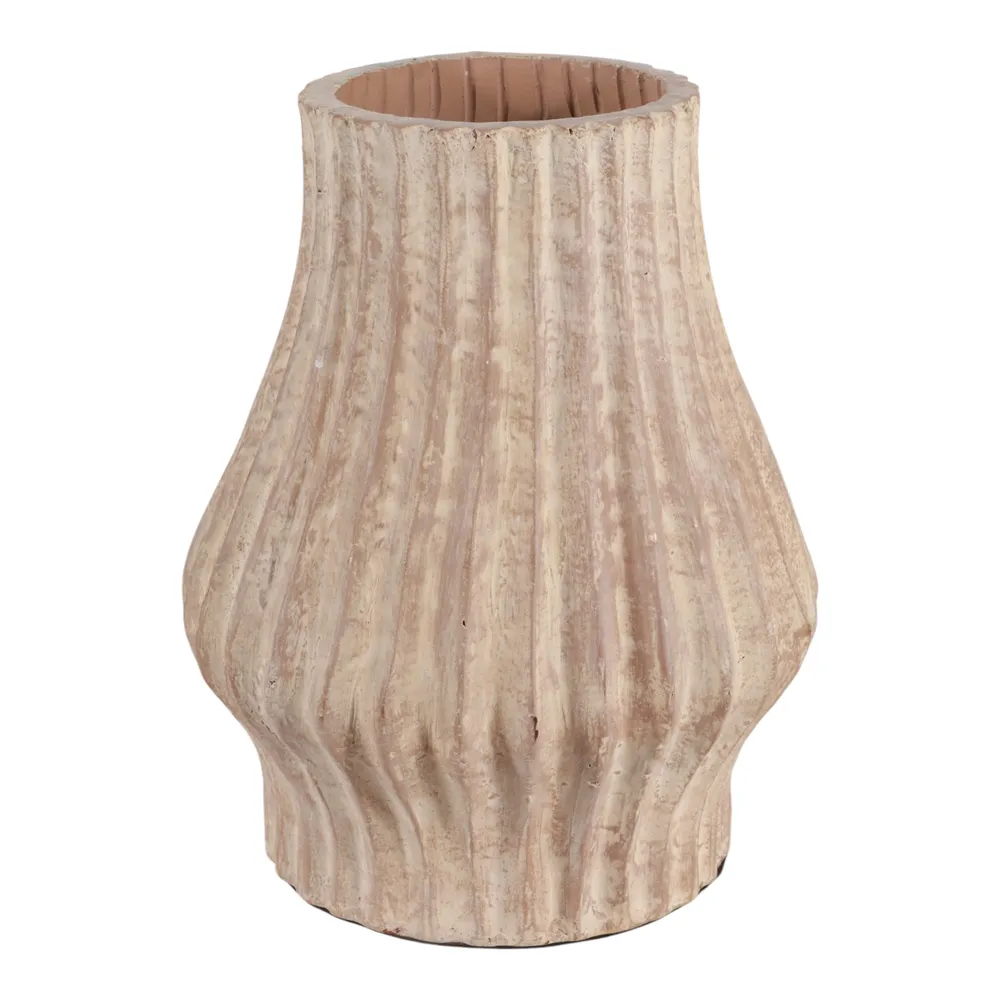 FALTONLAKE BROWN VASE 16 (IN)
