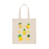 REPEAT PINEAPPLE CANVAS TOTE - ASST 1