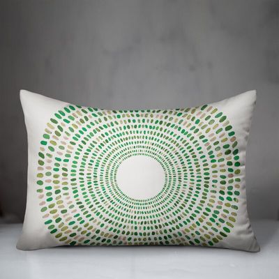 Allman Geometric Indoor/Outdoor Throw Pillow