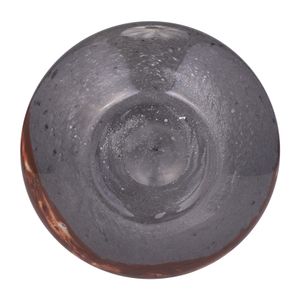 EVERTONVALE BLACK GLASS VASE 14 (IN) 7