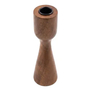 FARLEYSIDE BROWN CANDLE HOLDER 10 (IN) 3