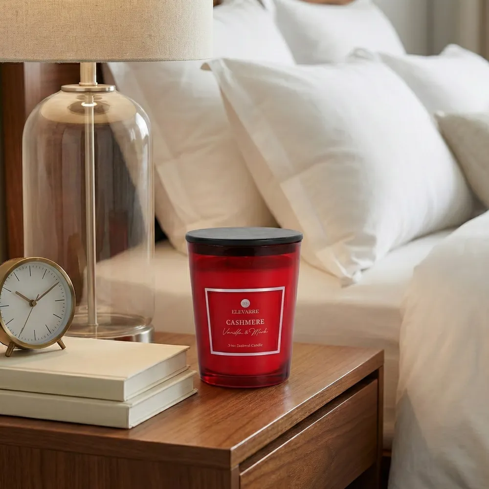 ROWANSTONE CASHMERE VANILLA & MUSK CANDLE 7 (IN)