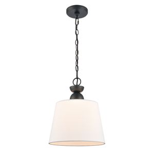 Kistler 12'' Wide 1-Light Pendant - Charcoal 1