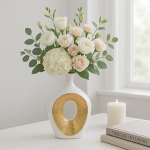HARDENCLIFF WHITE VASE 13 (IN) 10