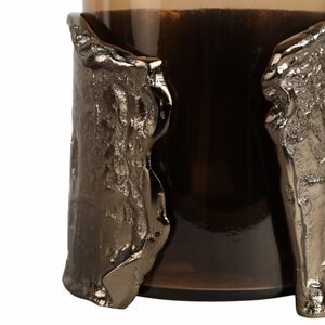 BAXTERMILL BROWN CANDLE HOLDER 12 (IN) 7