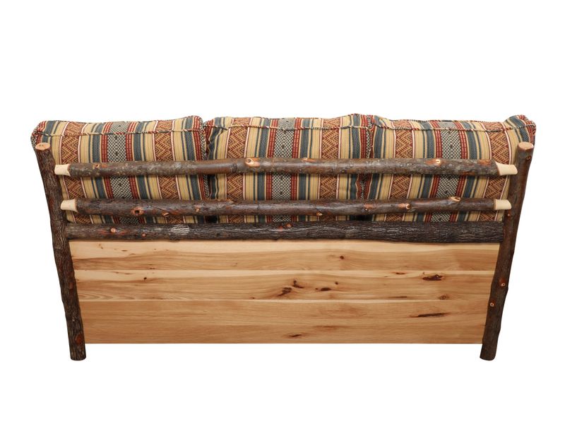Hickory Log  Shenandoah Sofa - Customer Fabric - Seat:  Fabric TBD;   Backrest:  Fabric TBD 8